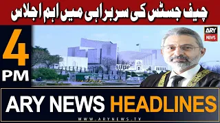 ARY News 4 PM Headlines 20th Sep 2023 | 𝐈𝐦𝐩𝐨𝐫𝐭𝐚𝐧𝐭 𝐌𝐞𝐞𝐭𝐢𝐧𝐠 𝐢𝐧 𝐒𝐂