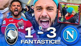 🔥FANTASTICI!!! ATALANTA 1-3 NAPOLI | LIVE REACTION NAPOLETANI AL GEWISS STADIUM HD