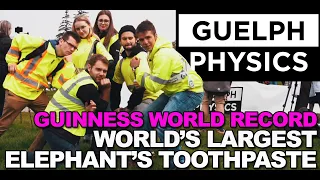 Guinness World Record - Largest Elephant's Toothpaste!
