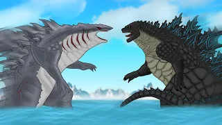 SHARKZILLA vs LEGENDARY GODZILLA 2021 | PANDY Animation 63