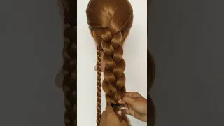 quick & easy Unique ponytail hairstyle l #hairstyle #shorts