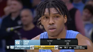 Caleb Love (30 PTS) Leads UNC To Elite 8 😤 | WILD ENDING