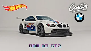 BMW M3 GT2 | Custom Hot Wheels #hotwheels #bmw #customhotwheels #bmwm3