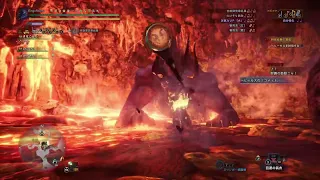 ベヒーモス戦　狩猟笛 ランス【モンハンワールド（MHW）】