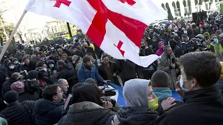 Протесты в Грузии: оппозиция требует освободить Нику Мелию…