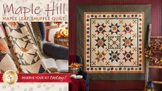 Introducing: Maple Leaf Shuffle Quilt | Shabby Fabrics