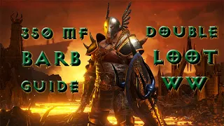 Whirlwind Barbarian Guide / Double LOOT 350 Magic Find / Diablo 2 Resurrected - Very Lucky End D2R