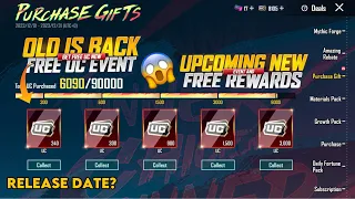 GET 6000UC FOR FREE | OLD PURCHASE GIFT | RELEASE DATE🔥 | PUBGM