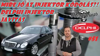 Mercedes E220 CDI | Mi az a injektor kódolás, mire jó?!! | Delphi injektor javítása