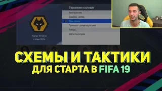 СХЕМЫ И ТАКТИКИ ДЛЯ СТАРТА В FIFA 19