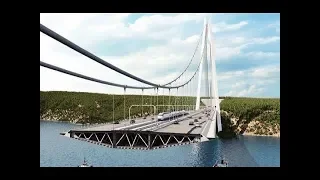Турки построили самый широкий мост в мире. Этапы строительства.