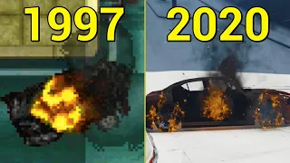 Evolution of Destroying Vehicles in GTA 1997-2020