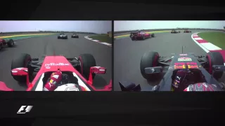 Onboard: Vettel vs Kvyat - Chinese GP 2016