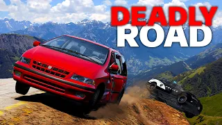This is the DEADLIEST Road in BeamNG