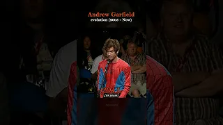 Andrew Garfield evolution (2005 - Now) 🎬✨️ #spiderman #andrewgarfield #actor #thenandnow