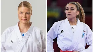 Anzhelika Terliuga (UKR) vs Anna Chernysheva (RUS) Female kumite - 55 kg