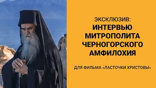 Митрополит Черногорский АМФИЛОХИЙ: интервью для фильма «ЛАСТОЧКИ ХРИСТОВЫ» (exclusive)