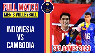 FULL MATCH INDONESIA VS KAMBOJA Voli Putra Sea Games 32 Kamboja 2023