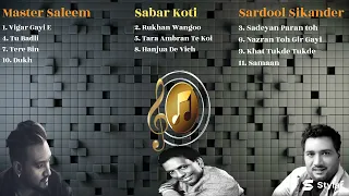 Best of Master Saleem/Sabar koti/Sardool Sikander Heart Touching Punjabi Sad Songs Audio Jukebox