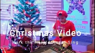 Video Eksklusif Hari Raya Natal | Hark the Herald Angel Sing  Drum Cover by Jeremy