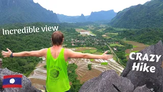 Best Thing to Do in Laos - Climbing Karsts in Vang Vieng