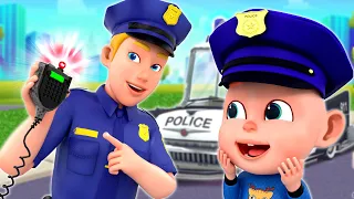 Police Songs - Itsy Bitsy Spider + Wheels On The Bus and More Nursery Rhymes & Kids Songs