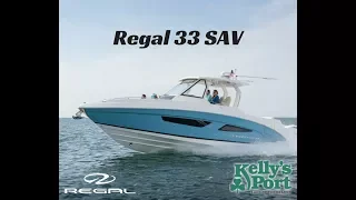 2018 Regal 33 SAV at Kelly's Port (www.KellysPort.com)