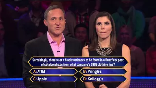 Who Wants to Be a Millionaire mentions BuzzFeed 11-17-14