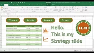 TECH-017 - Create a presentation in Excel and navigate through it like a website