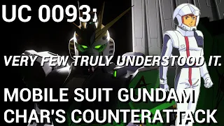 ON GUNDAM: UC 0093 MOBILE SUIT GUNDAM CHAR'S COUNTERATTACK REVIEW/RETROSPECTIVE