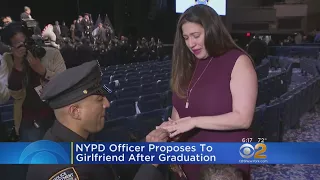 NYPD Officer Proposes To Girlfriend After Graduation