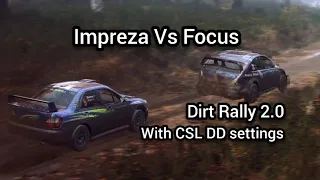 Csl DD / Dirt Rally 2.0 settings - Timestamps in Description | Subaru Impreza Vs Ford Focus