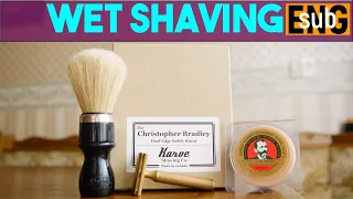 Christopher Bradley razor C-0,85, Colonel Conk Shaving Soap, Omega Professional Bristle | HomeLike