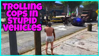 Trolling Cops in Stupid Vehicles Elanip Highlights RedlineRp GTA 5 Roleplay