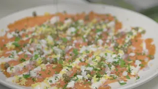 Smoked Salmon Carpaccio - Saltine - Bellingham, WA