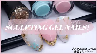 HOW TO ENCAPSULATE NAILS WITH SCULPTING GEL | Layered Nail Art Tutorial