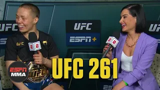 Rose Namajunas gets a shoutout from NFL players after knocking out Zhang Weili | UFC 261 | ESPN MMA