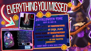 EVERYTHING YOU MIGHTVE MISSED IN HALLOWEEN UPDATE! ROBLOX Royale High Royalloween Tea