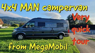 85k Megamobil MAN campervan - very quick tour