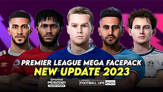 V2 PREMIER LEAGUE MEGA FACEPACK NEW UPDATE | SIDER AND CPK | EFOOTBALL PES 2021 & FOOTBALL LIFE 2023