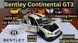Bentley Continental GT-3 Diecast Car in 1/24 Scale