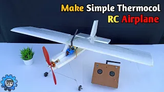 How to make RC Plane | at home || How to make RC Plane with thermocol