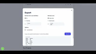 Импорт карточек из Quizlet в Learn Langs