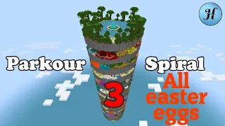 Parkour spiral 3 all 10 easter eggs