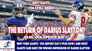 New York Giants - OTA Report Day 7! Do Giants fans have the wrong impression of Darius Slayton?