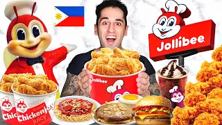 Foreigner Tries JOLLIBEE For The First Time! 🇵🇭 (Manila, Philippines)