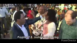 Prophet T.B.Joshua ministering to Wisemen and staff of SCOAN