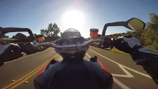 KTM Superduke 990 2-3rd Gear Wheelie - (ALMOST CRASH)