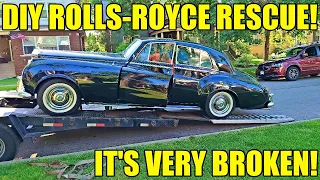 My Abandoned Rolls-Royce Made It Home! I Started Fixing It & Found A Secret Control Panel & PROBLEMS