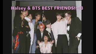 BTS & Halsey Being BEST FRIENDS For 7 Minutes Straight!